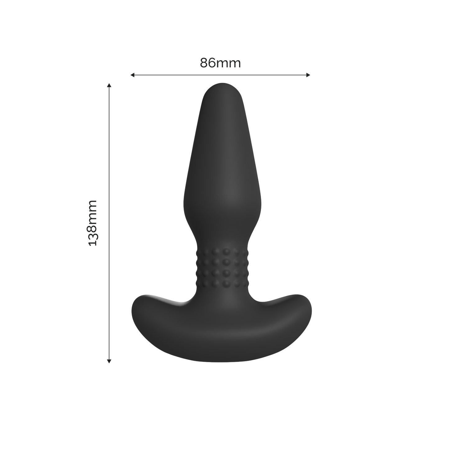 Anal rimming vibrator with remote